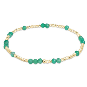 Enewton Green Onyx Gemstone Hope Unwritten Bracelet