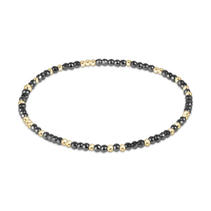 Enewton Faceted Silver Hematite 2mm Hope Unwritten Bracelet