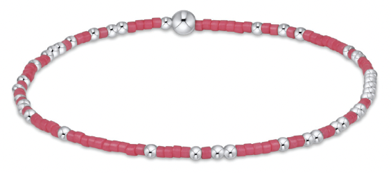 Enewton Bright Pink Hope Unwritten Sterling Silver Bracelet