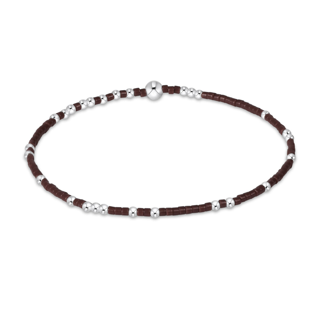 Enewton Chocolate Hope Unwritten Sterling Silver Bracelet