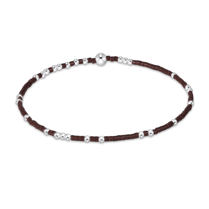 Enewton Chocolate Hope Unwritten Sterling Silver Bracelet