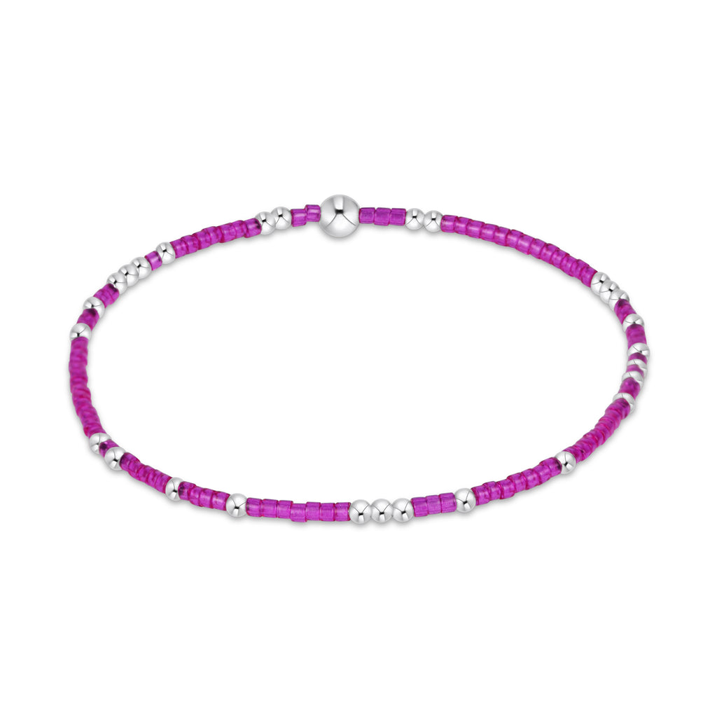 Enewton Fuchsia Hope Unwritten Sterling Silver Bracelet