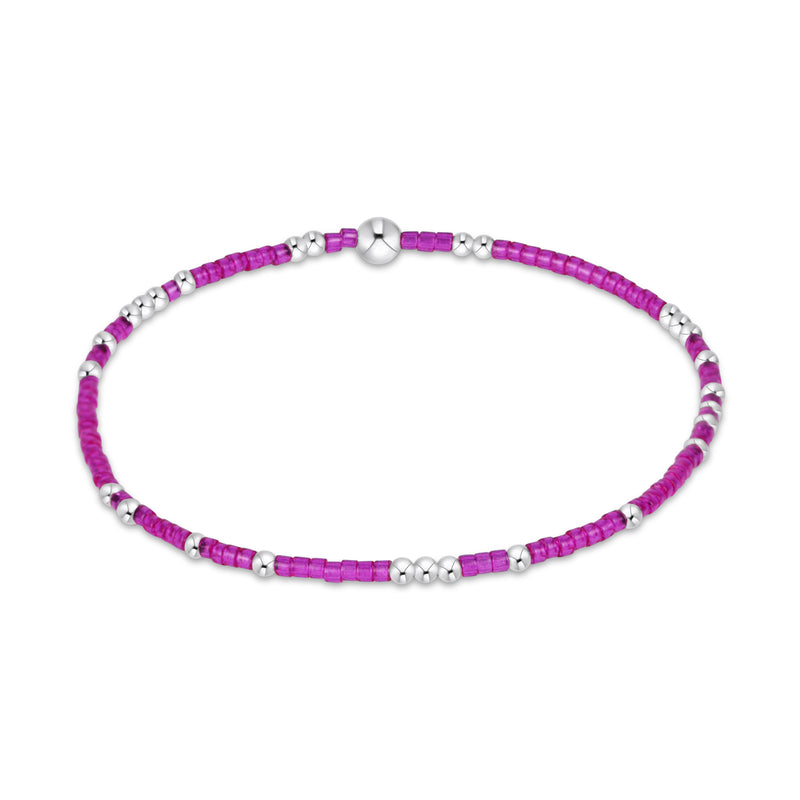 Enewton Fuchsia Hope Unwritten Sterling Silver Bracelet