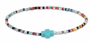Enewton Hot Mess Hope Unwritten Signature Cross Sterling Silver Bracelet