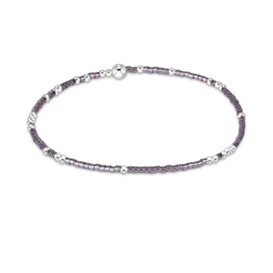 Enewton Taupe With A Twist Hope Unwritten Sterling Silver Bracelet