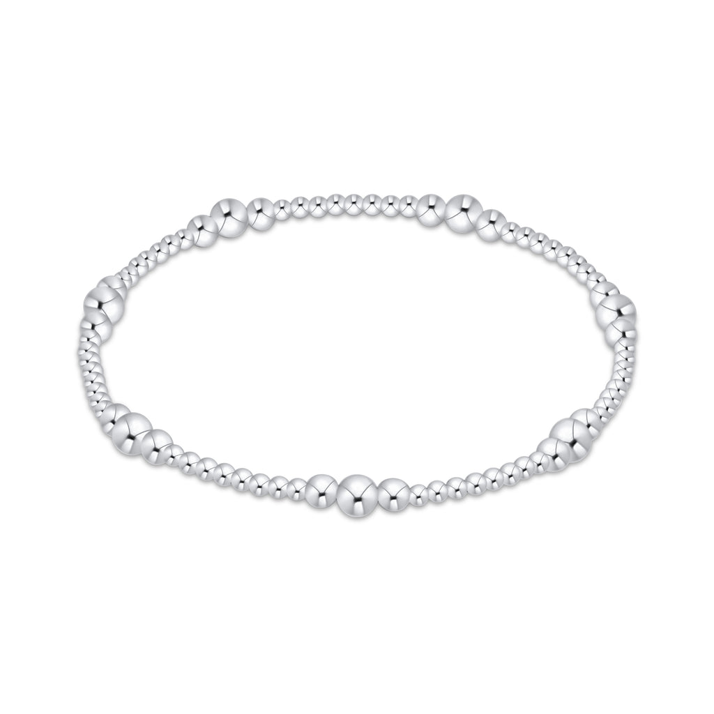 Enewton Purpose Pattern 4mm Sterling Silver Bead Bracelet