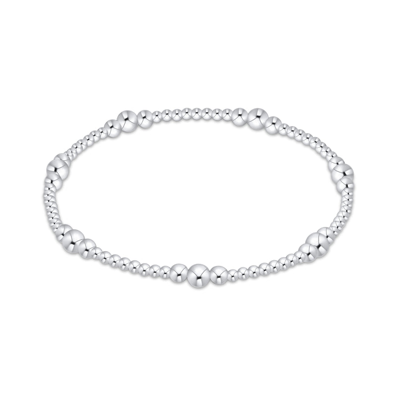 Enewton Purpose Pattern 4mm Sterling Silver Bead Bracelet