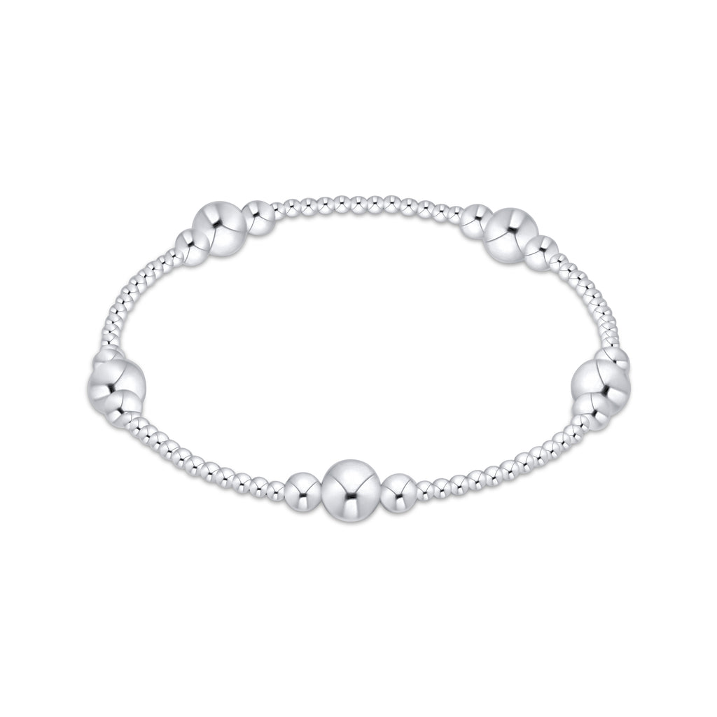 Enewton Purpose Pattern 6mm Sterling Silver Bead Bracelet