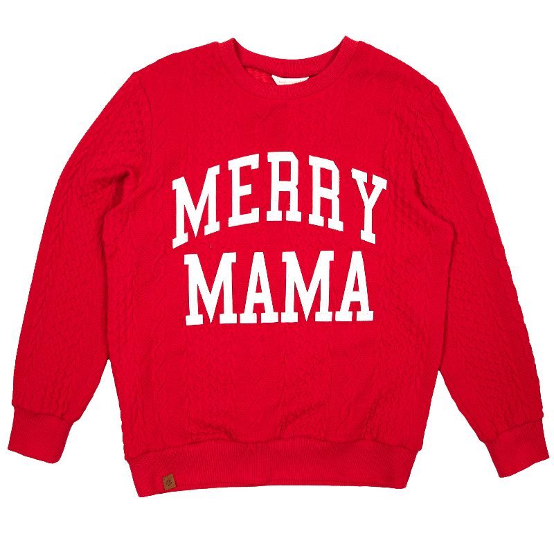 Merry Mama Simply Southern Braid Sweater