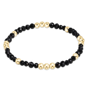 Enewton Worthy Pattern 3mm Faceted Onyx Bead Bracelet