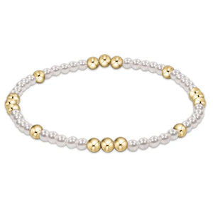 Enewton Worthy Pattern 3mm Pearl Bead Bracelet