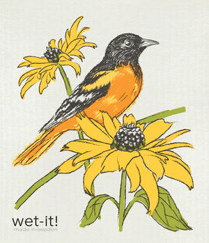 Baltimore Oriole Wet-It Cloth