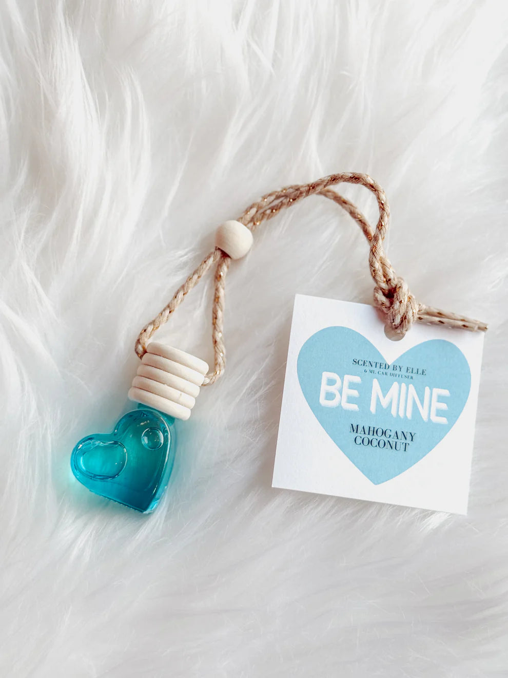 Be Mine Mahogany Coconut Scented by Elle Car Diffuser