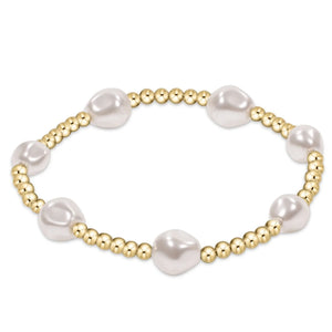 Enewton Extends Pearl Admire Gold 3mm Bead Bracelet