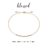 Blessed Dot & Dash Morse Code Bracelet