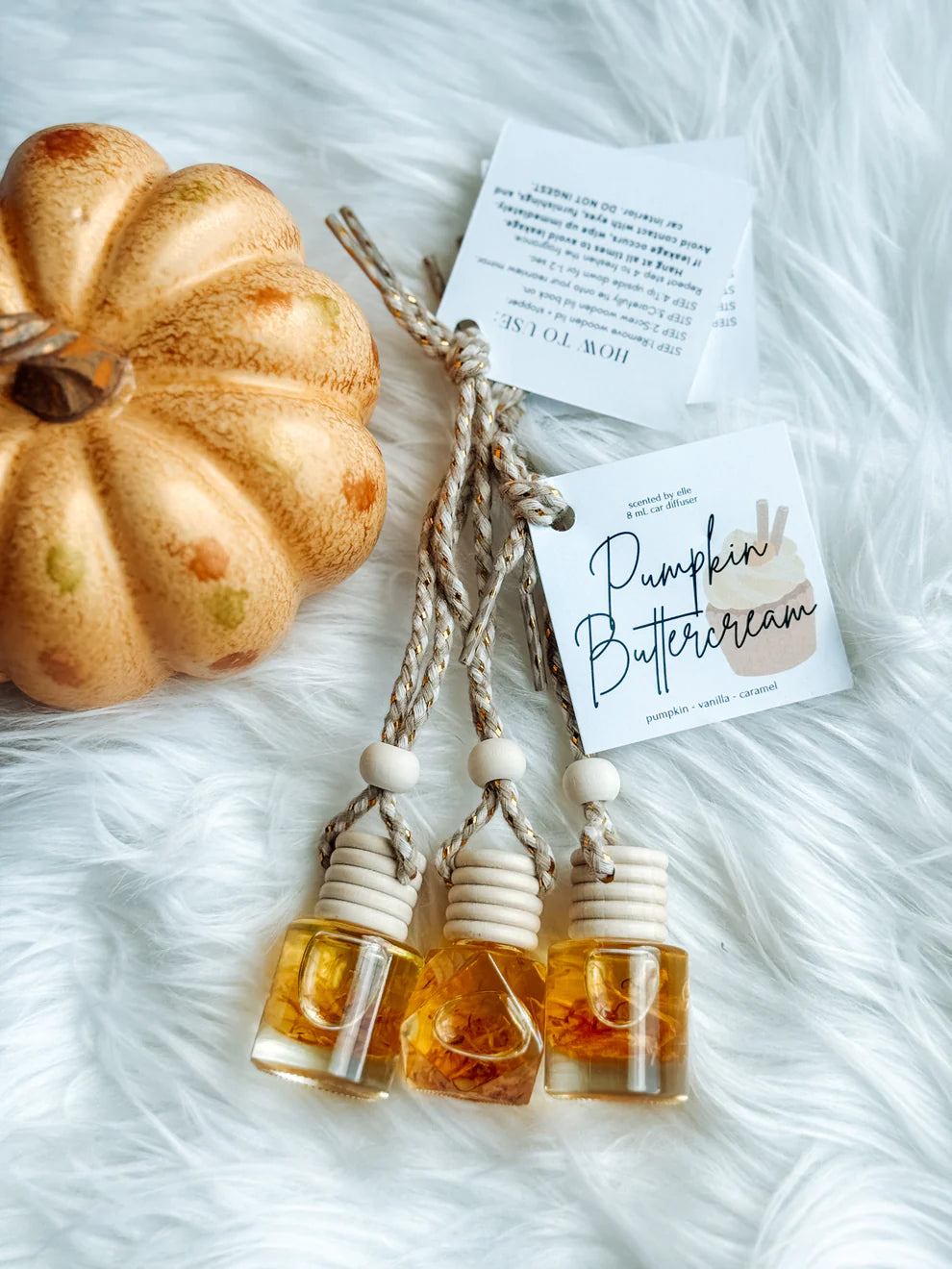Pumpkin Buttercream Scented by Elle Car Diffuser