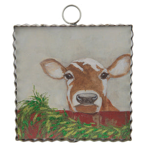 Roundtop Collection Cow Next Door Mini Print