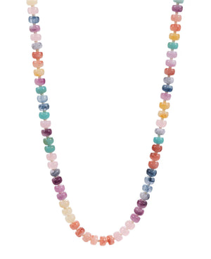 Genevieve Muted Multi-Color Ombre Mixed Necklace