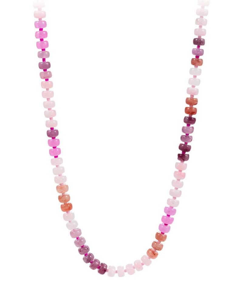 Genevieve Pink Ombre Mixed Necklace