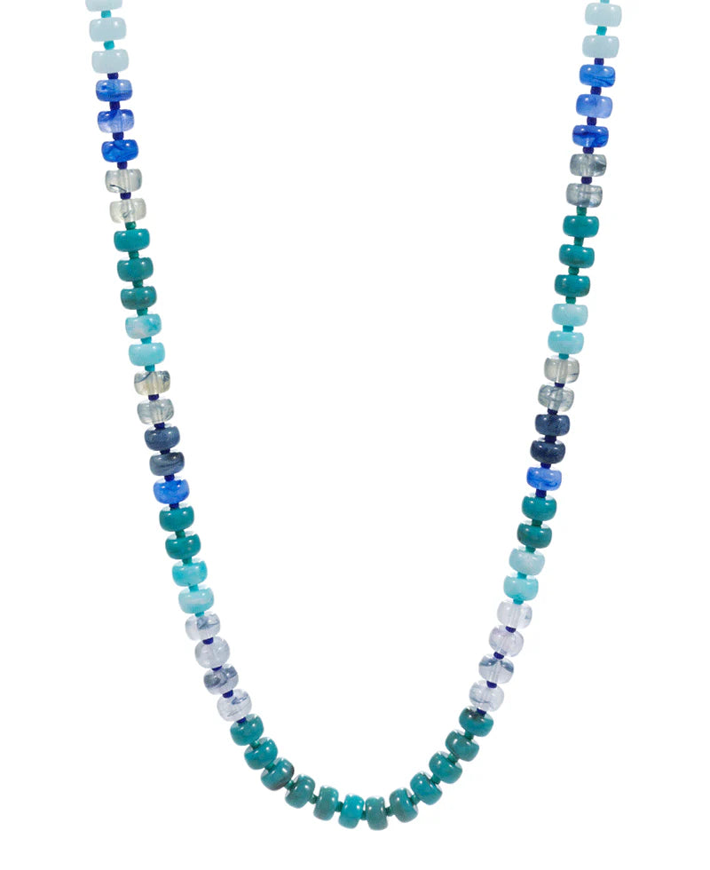 Genevieve Turquoise Ombre Mixed Necklace