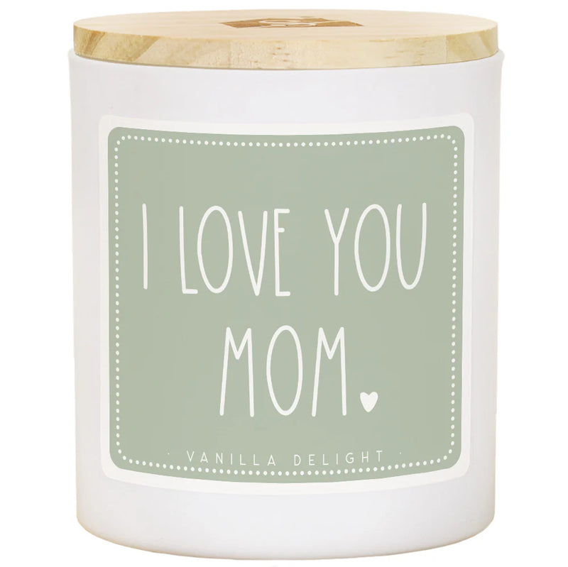 I Love You Mom Candle