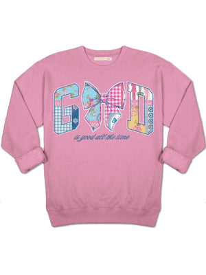 God Is Good Simply Southern Crew Neck Pullover