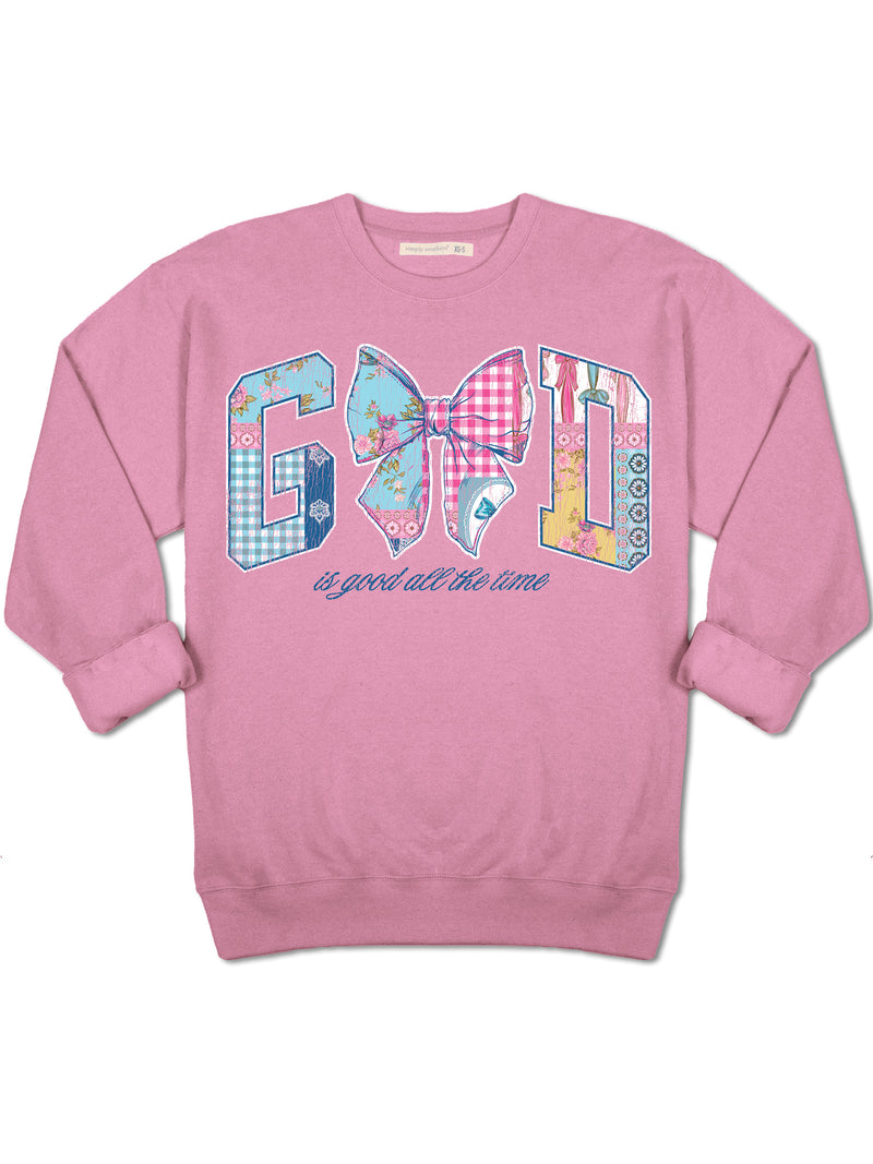 God Is Good Simply Southern Crew Neck Pullover