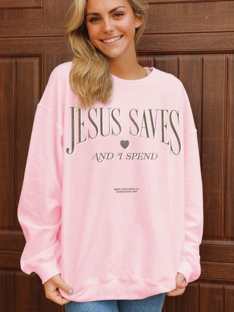 Jesus Simply Southern Crew Neck Pullover