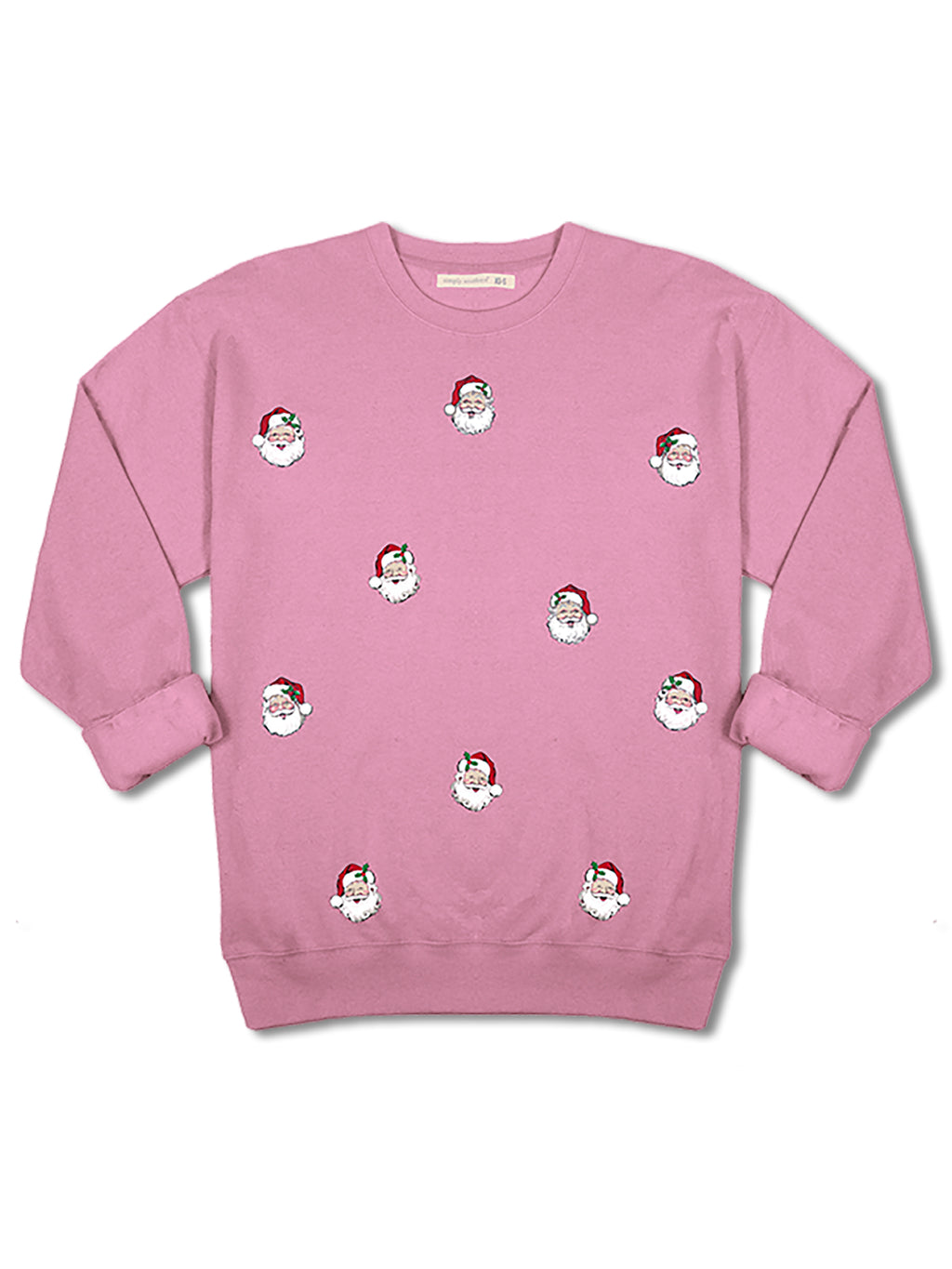 Santa Simply Southern Bubblegum Crew Neck Pullover
