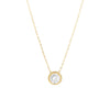 Maya J Bezel Solitaire Necklace