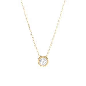 Maya J Bezel Solitaire Necklace
