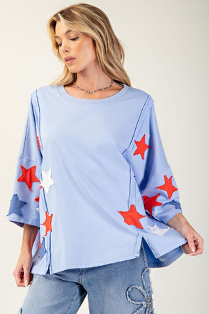 Star Spangled Patch Top