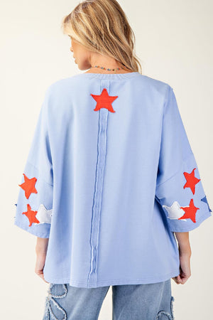 Star Spangled Patch Top