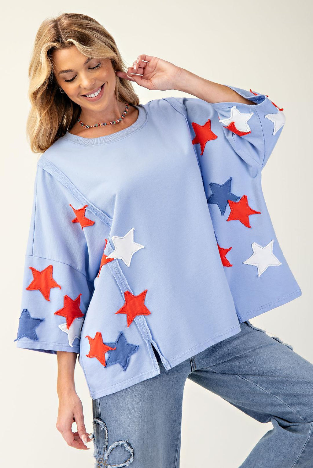 Star Spangled Patch Top