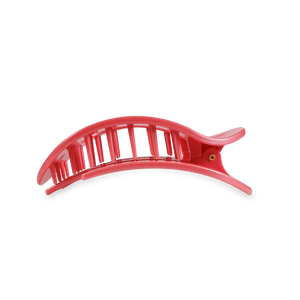Teleties Calming Coral  Flat Round Hair Clip