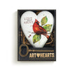 Love From Above Cardinal Art Heart