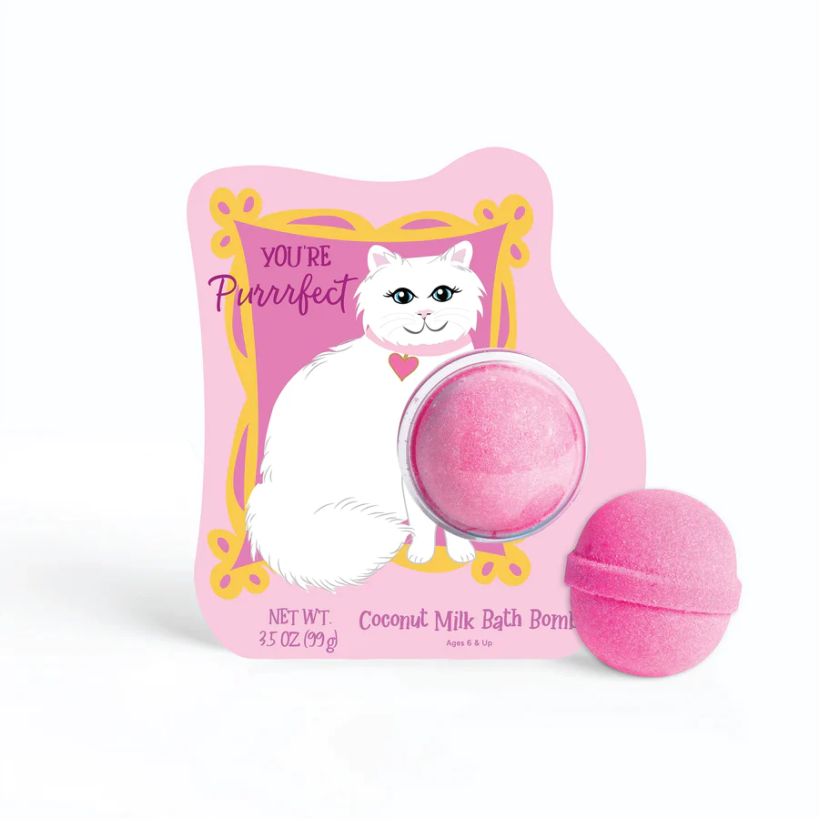 You're Purrrfect Cat Clamshell Bath Bomb