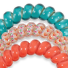 Coral Craze Teleties Hair Ties