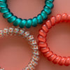 Coral Craze Teleties Hair Ties