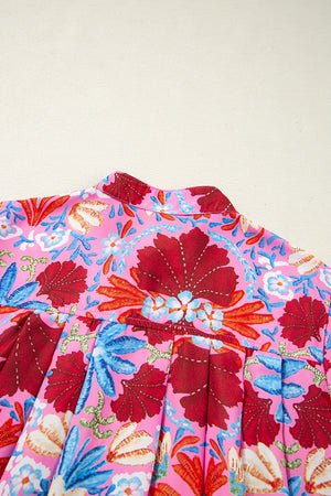 Blush Bloom Floral Print Top