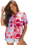 Blush Bloom Floral Print Top