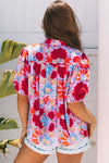 Blush Bloom Floral Print Top