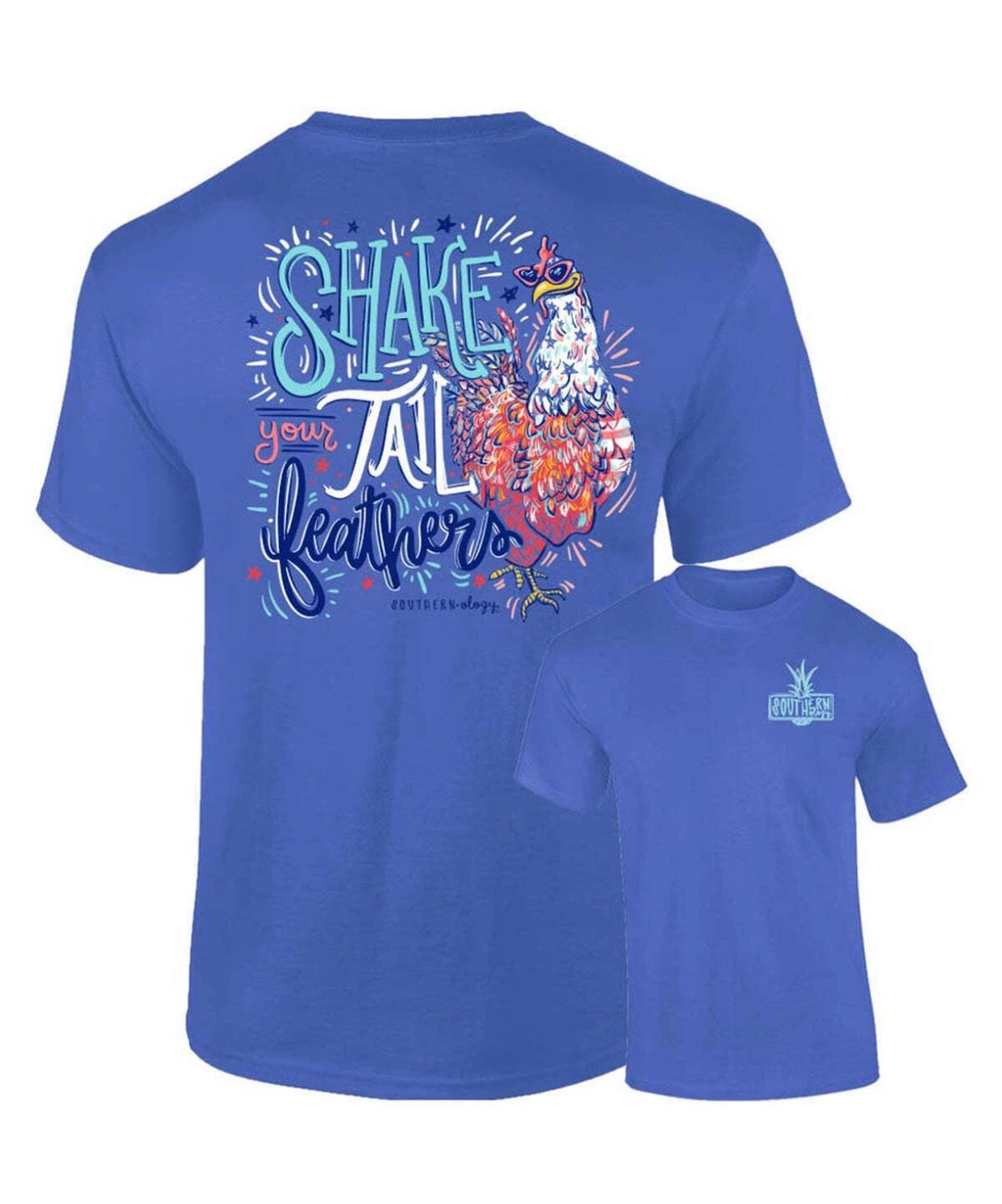 Shake Your Tail Feathers Rooster Southernology Tee