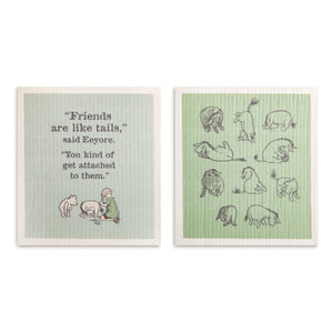 Eeyore Winnie The Pooh Biodegradable Dish Cloth Set