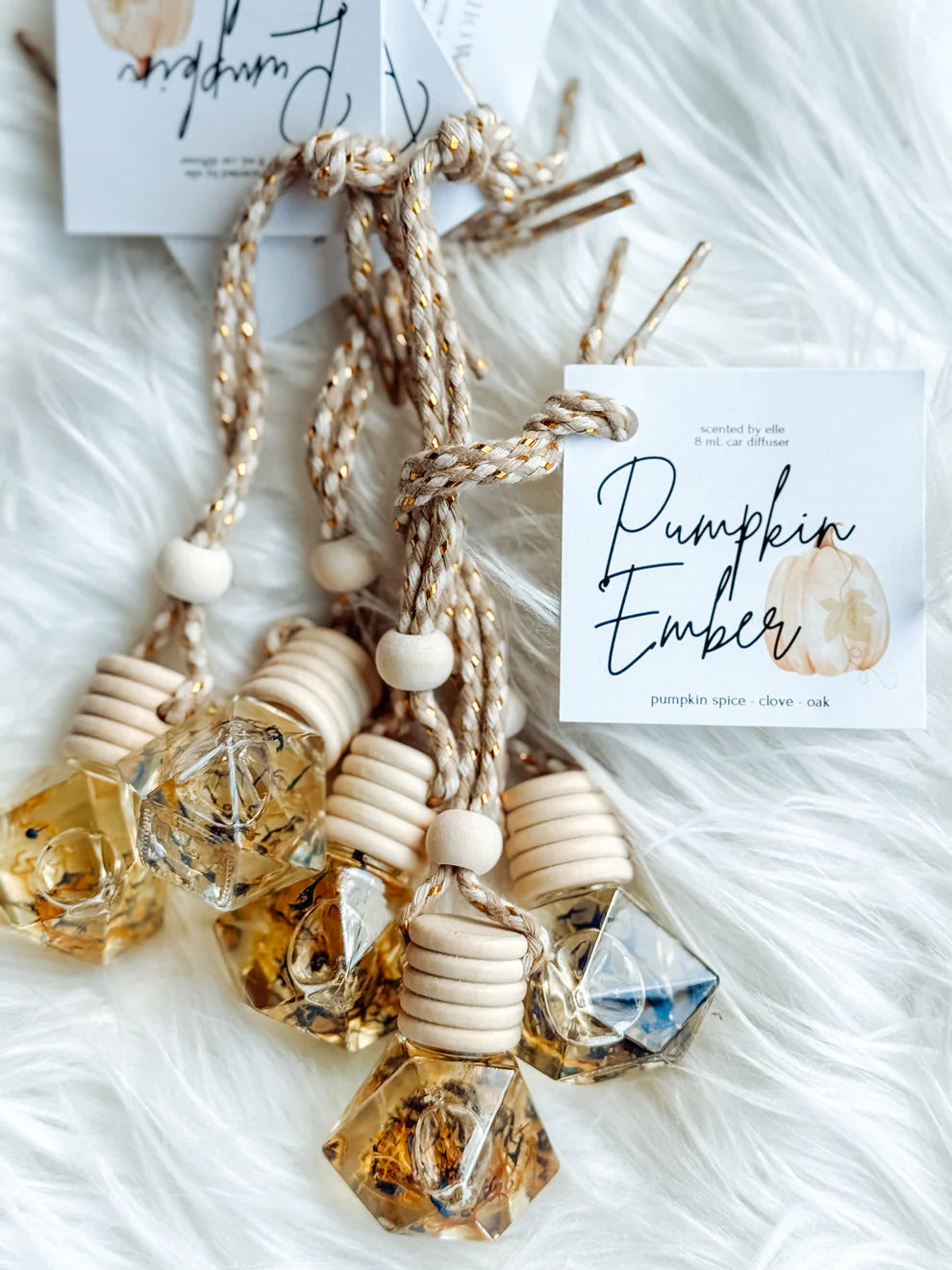 Pumpkin Ember Scented by Elle Car Diffuser