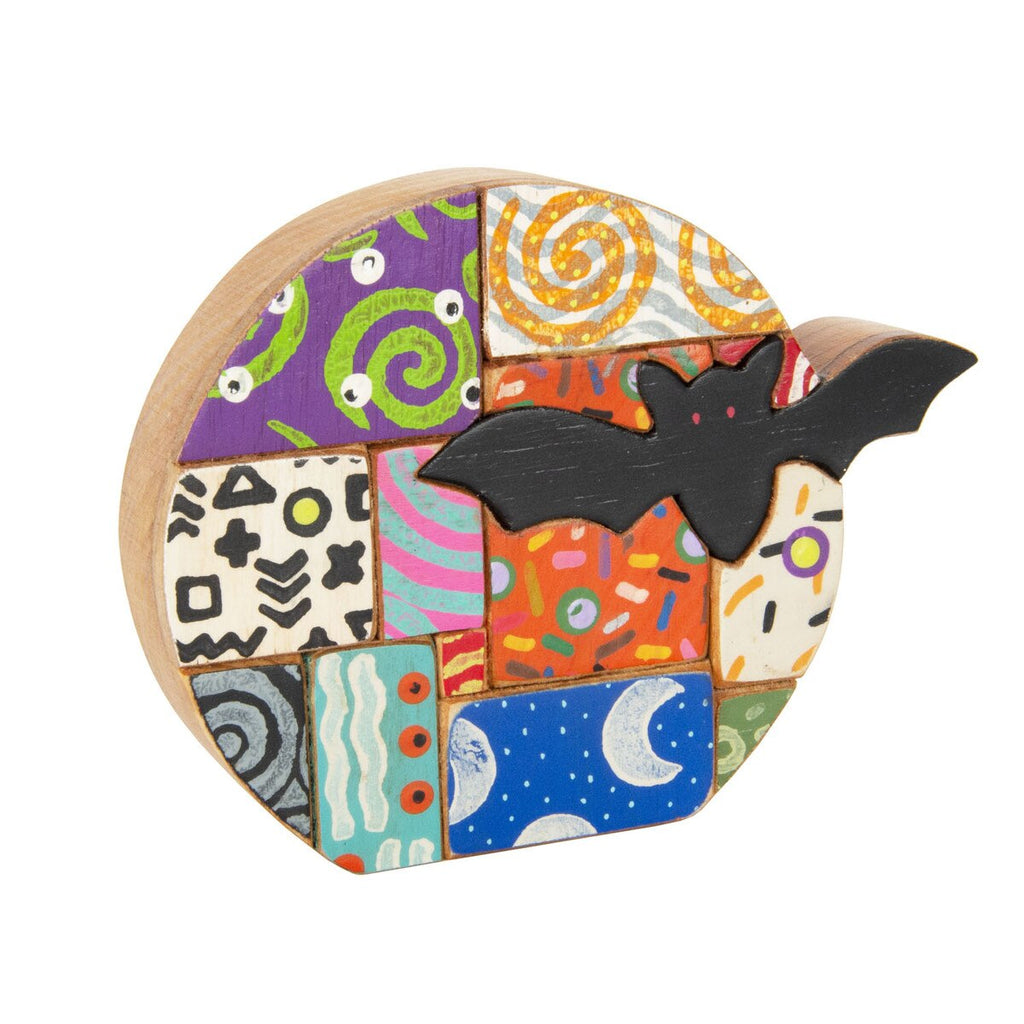 Roundtop Collection Bat & Moon Sitter