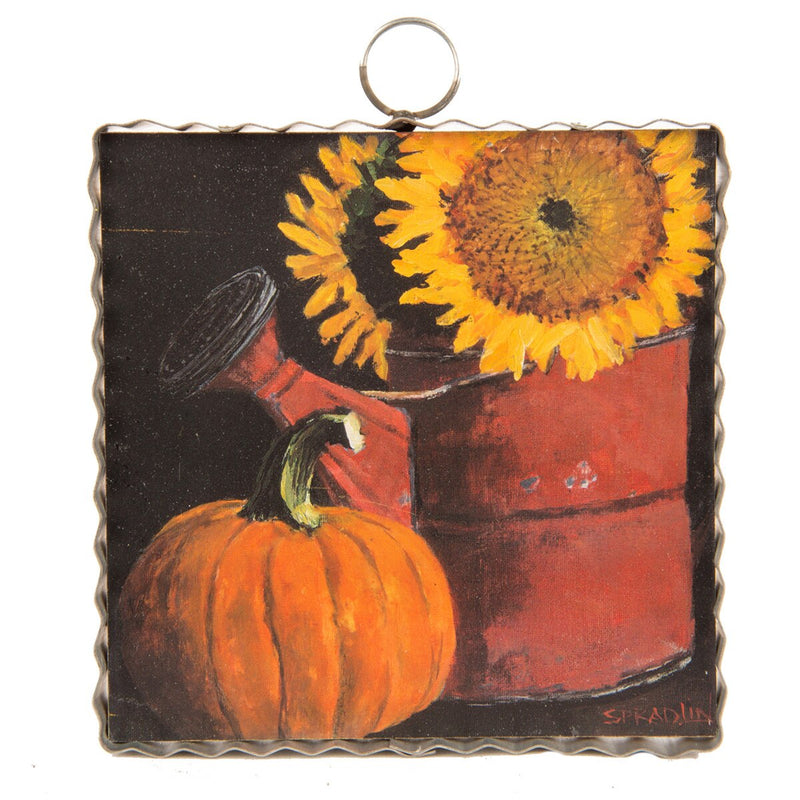 Roundtop Collection Sunflower Can Mini Print