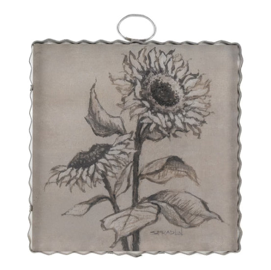 Roundtop Collection Sepia Sunflowers Mini Print