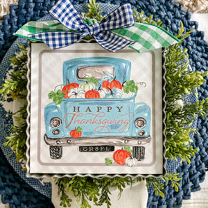 Roundtop Collection Beck's Blue Truck Mini Print