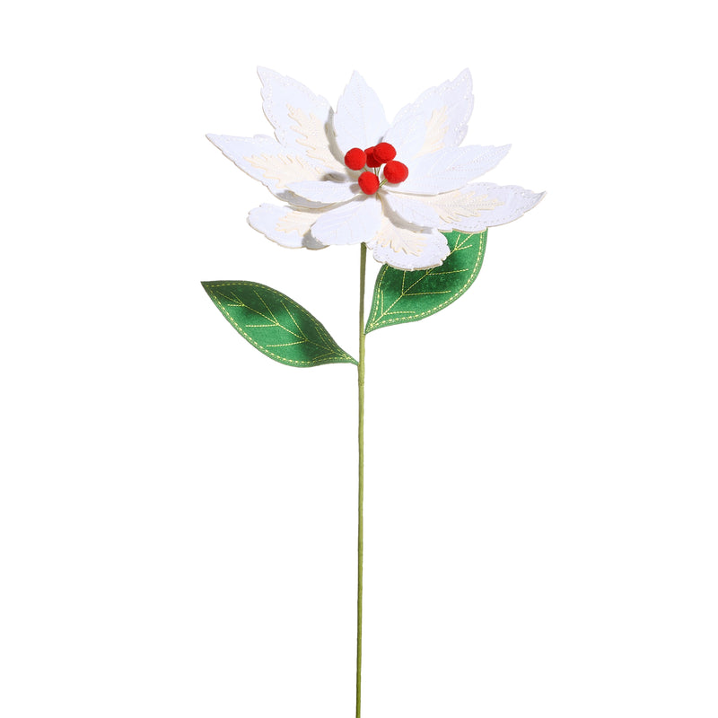White Poinsettia 25
